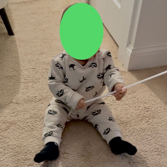 Baby wild animal sweat set - Picture 2 of 2